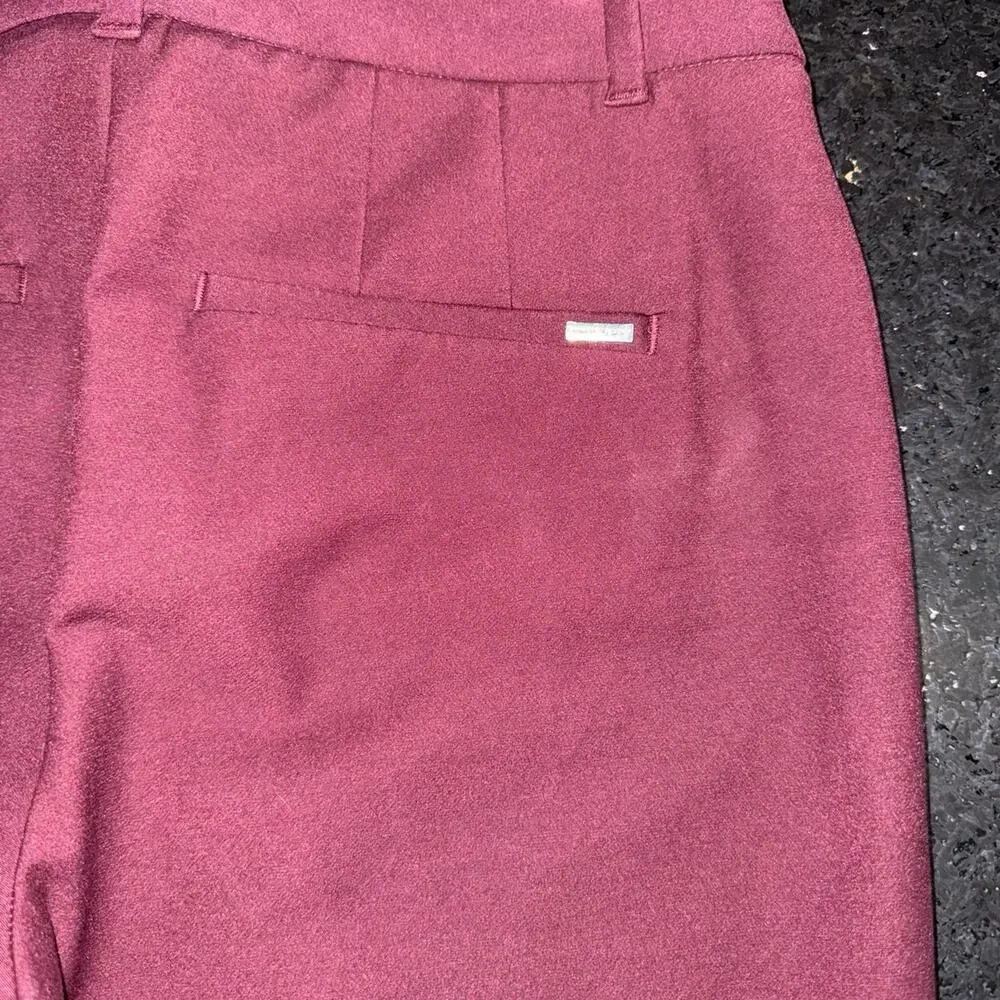 UEC WHITE HOUSE BLACK MARKET The Slim Ankle Empire Plum SZ 0
